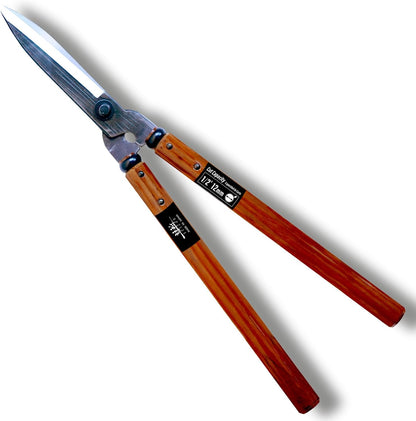 SUIZAN Hedge Shears 21.3" - Professional Japanese Garden Clippers for Precise Trimming Gardening