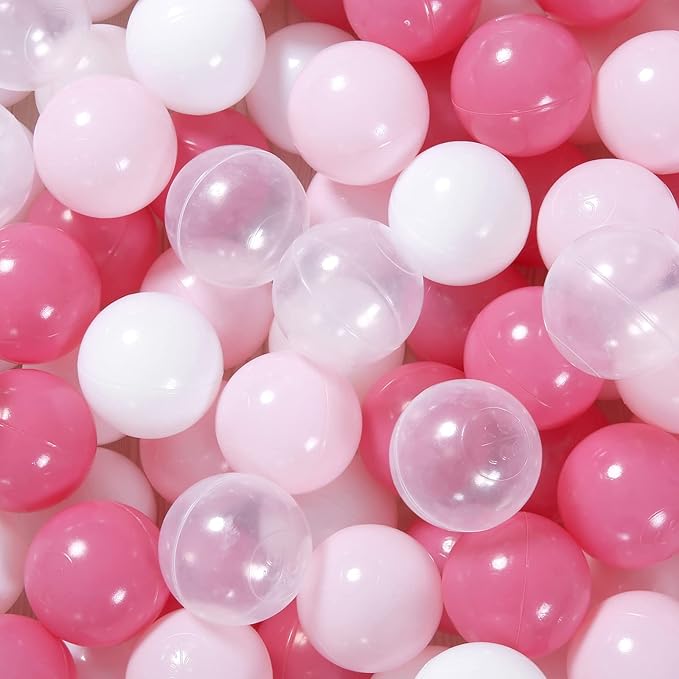 TRENDPLAY Plastic Balls for Ball Pits 2.2 Inch, Pack of 50 100 200 500 Hollow Balls, Perfect for