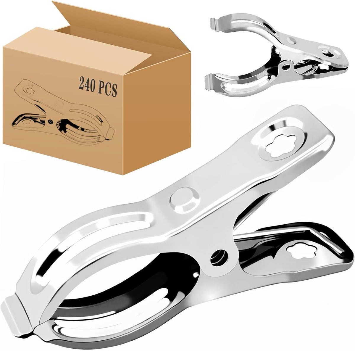 BESTEEL Upgraded 240 PCS Garden Clips, Greenhouse Clamps 100% Stainless Steel Heavy Duty Greenhuose