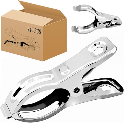 BESTEEL Upgraded 240 PCS Garden Clips, Greenhouse Clamps 100% Stainless Steel Heavy Duty Greenhuose