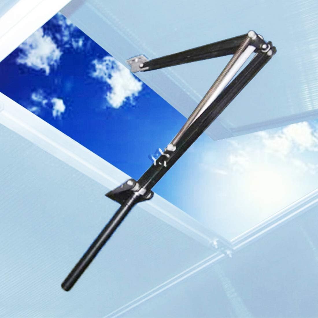 BIBISTORE Solar Auto Greenhouse Vent Opener Agricultural Greenhouse Automatic Window Opener Heat