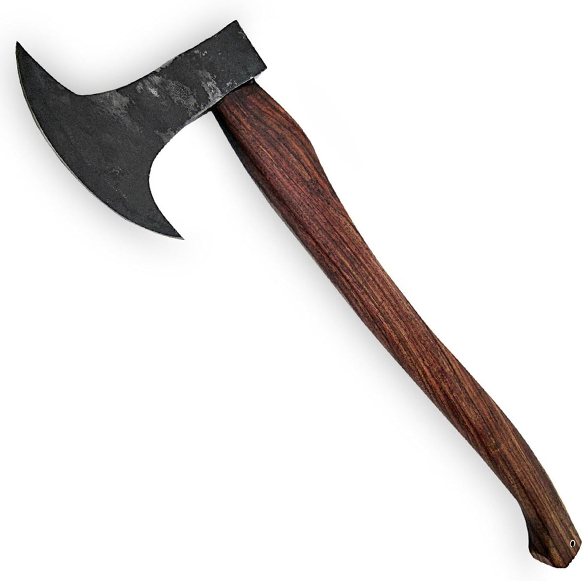 Armory Replicas™ 22-Inch Hand Forged Camping Axe with Rustic Dark Finish - Versatile Chopping Tool