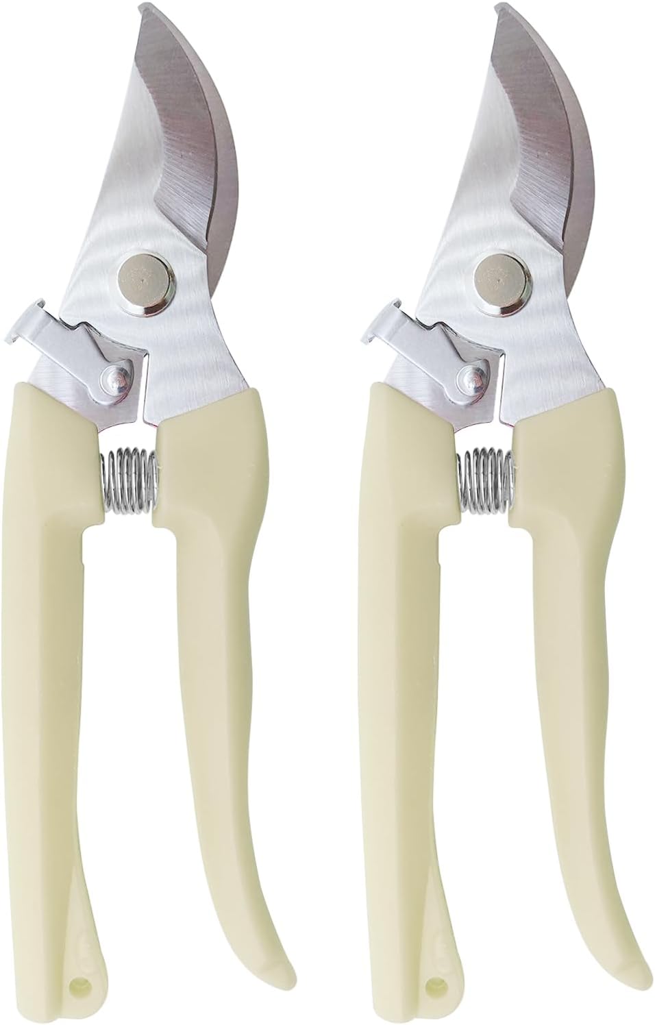 Pruning Shears for Gardening, 2 Pack Garden Scissors for Cutting Fresh Flowers, Floral Clippers for