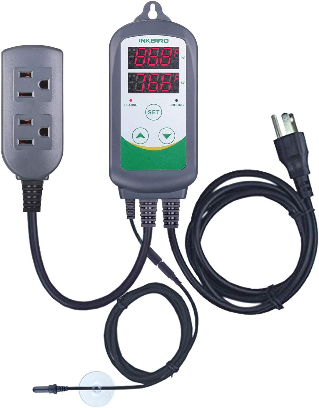 Inkbird ITC-308S Aquarium Heating and Cooling Dual Stage Temperature Controller Freshwater