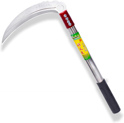 1pce 380mm/14.96in Stainless Steel Billhook Brush Clearing Sickle for Grass,Weeding Tools for