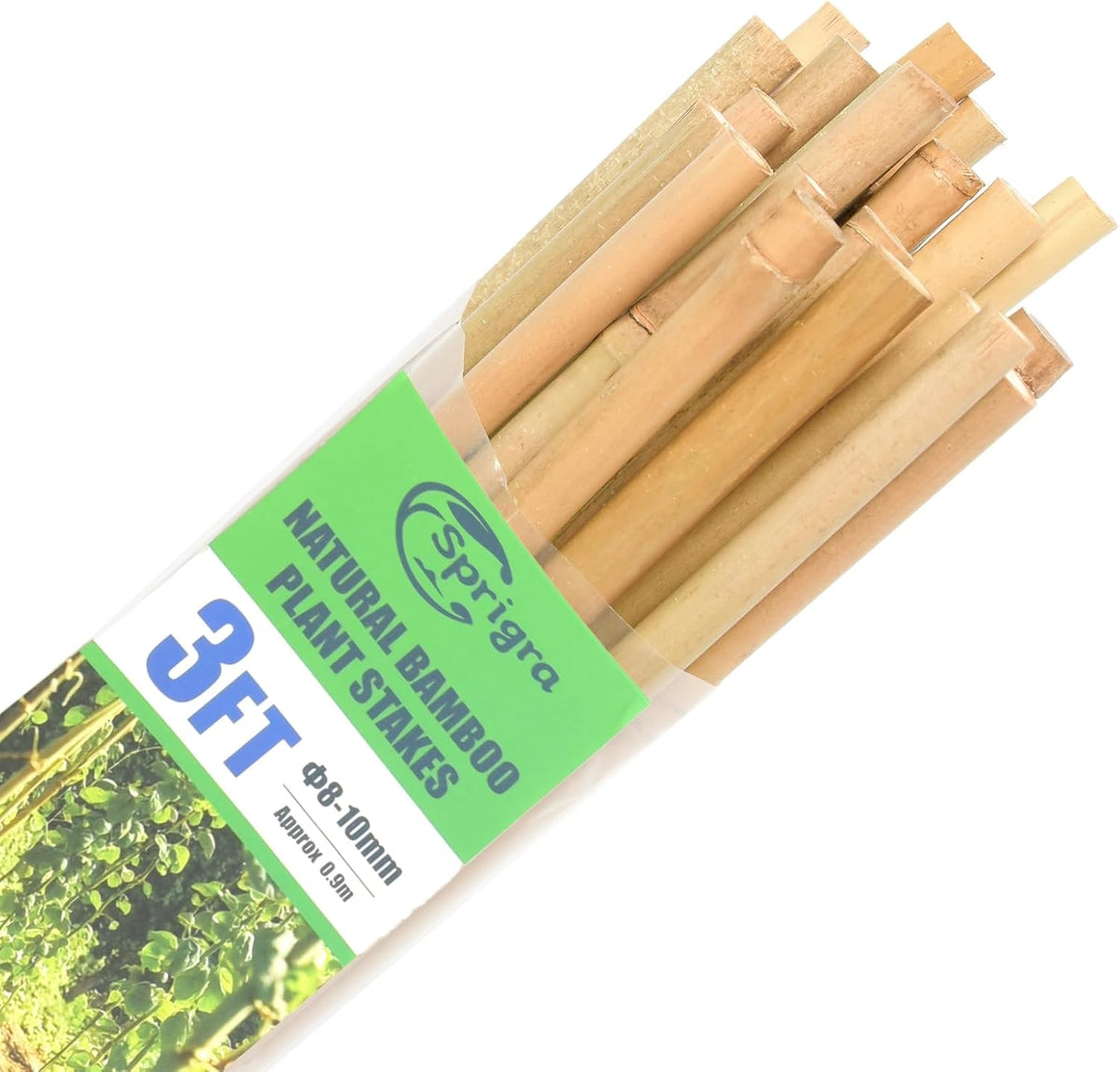 Bamboo Stakes 3 FT 30pcs, 36 inch Garden Stakes Multi-Purpose, Bamboo Plant Support Stakes for