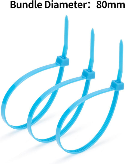 XINGO 100 PCS 12 inch Cable Zip Ties Heavy Duty,120 lbs Tensile Strength, Self-Locking Premium