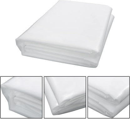 24 x 25FT Greenhouse Plastic Sheeting, 6 Mil Heavy Duty Clear Polyethylene Film, Covering for