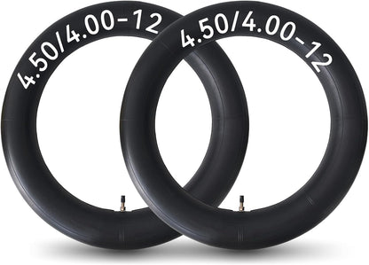 HXYCNNA 2 Pack 4.50-12 4.00-12 Inner Tube Heavy Duty with TR13 Straight Stem for Golf Carts Tractor