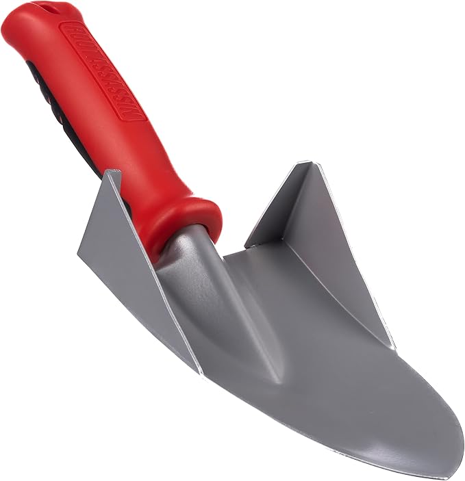 Root Assassin One Shot Shovel OS-003 Carbon Steel Winged Garden Hand Trowel