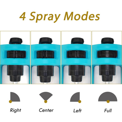 Lawn Sprinkler, 18 Brass Nozzles Garden Water Oscillating Sprinkler for Yard Covers up to 3,600