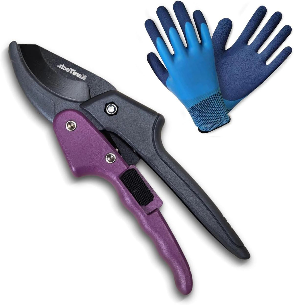 Pruning Shears for Gardening with Gloves - Heavy Duty Garden Shears, Aluminum Hand Pruners with TPR