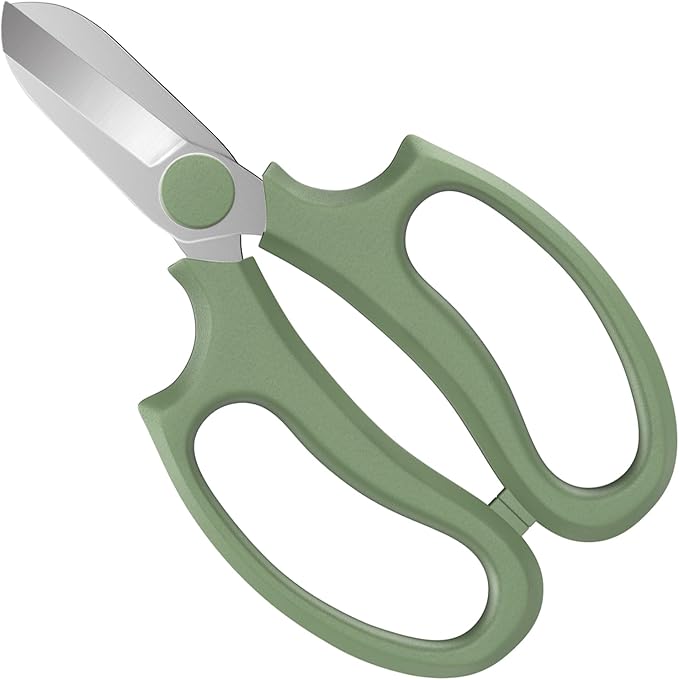 Housolution Flower Scissors, Strong Floral Shears, Premium Steel Garden Pruning Shears Floral