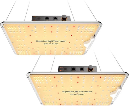 Spider Farmer SF1000-2Pack, Samsung LM301H EVO Led Grow Light, Full Spectrum Plant Light, Dimmable