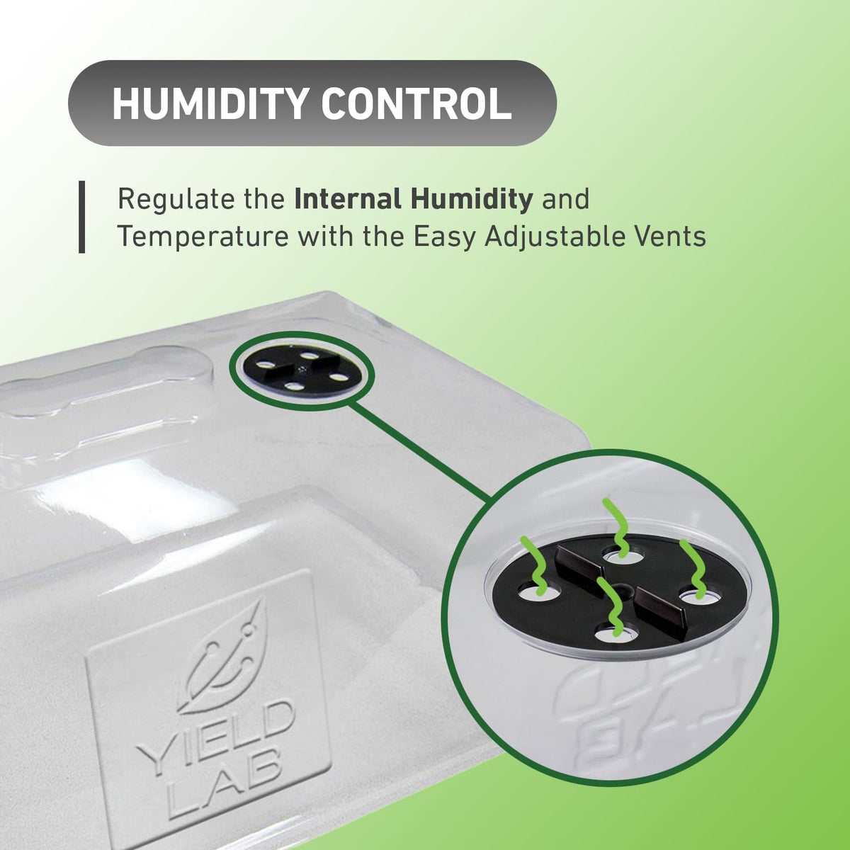 7 Inch Propagation Dome - 10 Pack Humidity Vented Domes – Plant Growing Dome for Seedling