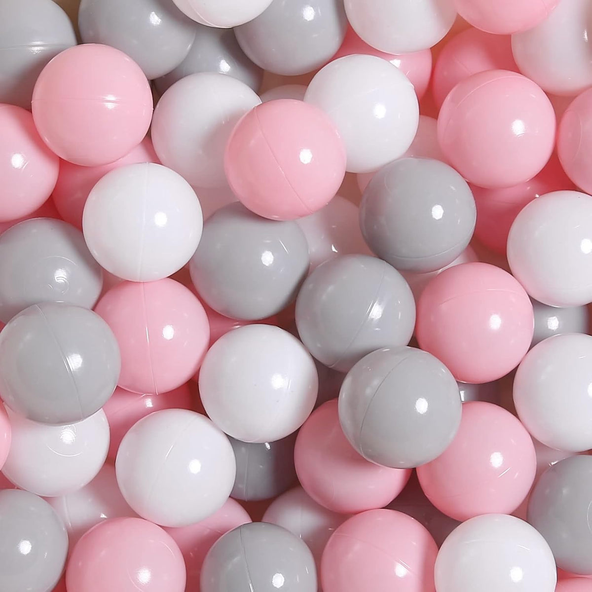 TRENDPLAY Plastic Balls for Ball Pits 2.2 Inch, Pack of 50 100 200 500 Hollow Balls, Perfect for