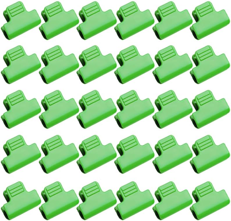 30pcs 8mm Greenhouse Clamps Hoops for 7-9mm PVC Pipe Tubes, Windproof Set Green-house Film Clamp