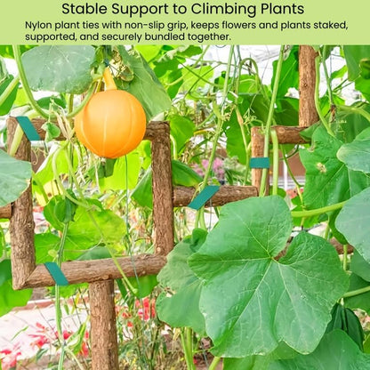 Reusable Plant Ties Hook and Loop Soft Garden Tape Roll Gentle Plant Supporting Ties Double Sided