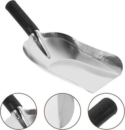 Kisangel Stainless Steel Square Shovel Small Gardening Hand Shovel Garden Hand Trowel Gardening