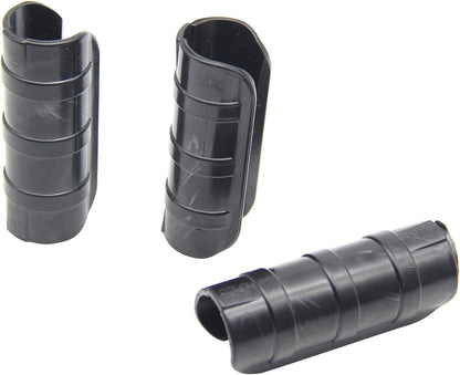 Garden Greenhouse Clips Pack of 10, Black, Outer Diameter 0.94-1.02in, ABS+PC Material