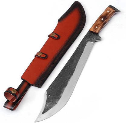 Armory Replicas™ Into The Wild High Carbon Steel Full Tang Outdoor Camping Machete – 14-inch Blade