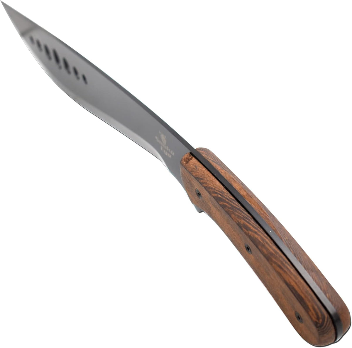Snake Eye Machete with Heavy Duty Construction-Ergonomic Non-Slip Handle and Belt Sheath for
