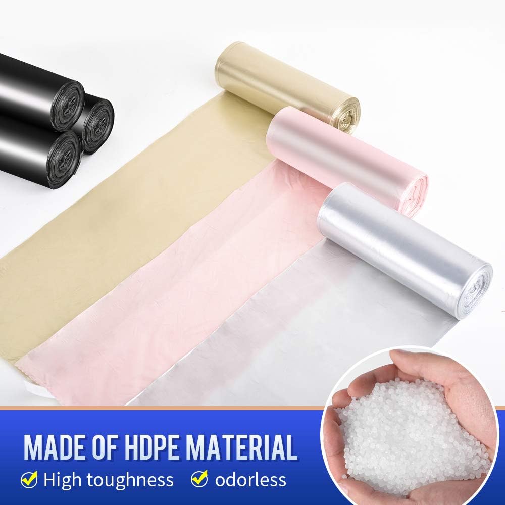 SWIHELP Trash Bags, 4 Gallon / 15 Liters Small Garbage Bags for Office, Kitchen,Bedroom Waste
