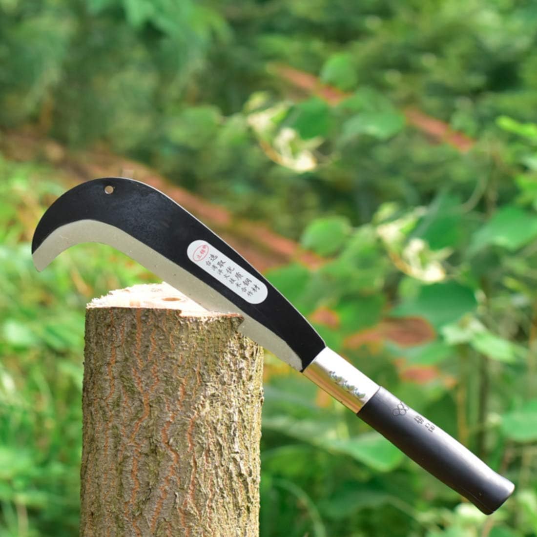 Zelin Machete with Heavy Duty Construction Black Plastic Handle,Ergonomic No-Slip Handle for
