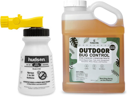 Cedarcide Outdoor Bug Spray | Kills & Repels Mosquitoes, Ticks, Fleas, Mites & More with Natural