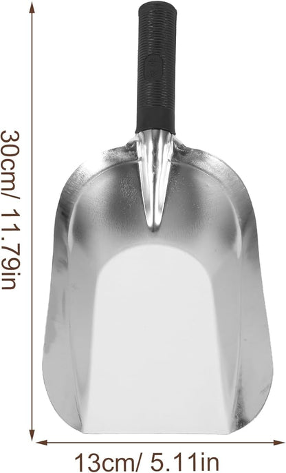 Kisangel Stainless Steel Square Shovel Small Gardening Hand Shovel Garden Hand Trowel Gardening
