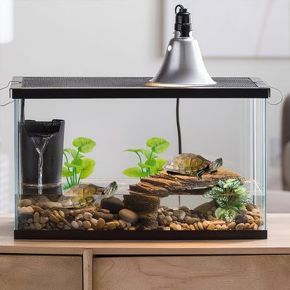 3-Pack Artificial Aquarium Plants Set - 2×6 inch & 1×5 inch Realistic Plastic Fish Tank Decor with