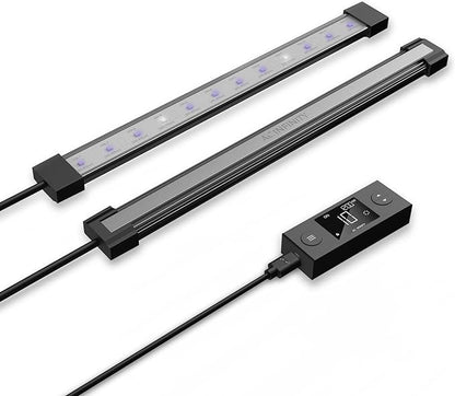 AC Infinity IONBEAM U2, Targeted Spectrum UV LED Grow Light Bars 11”, 2-Bar Lighting Kit with 365nm