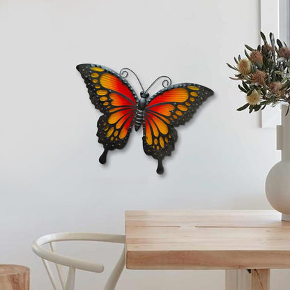 LIFFY Butterfly Wall Decor Butterfly Garden Ornaments Outdoor Indoor Metal Wall Art Decor Home
