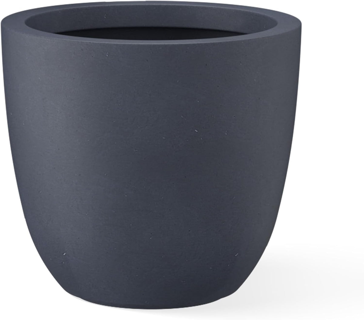 Kante 18 Inch Dia Round Concrete Planter, Indoor Outdoor Large Plant Pot with Drainage Hole and