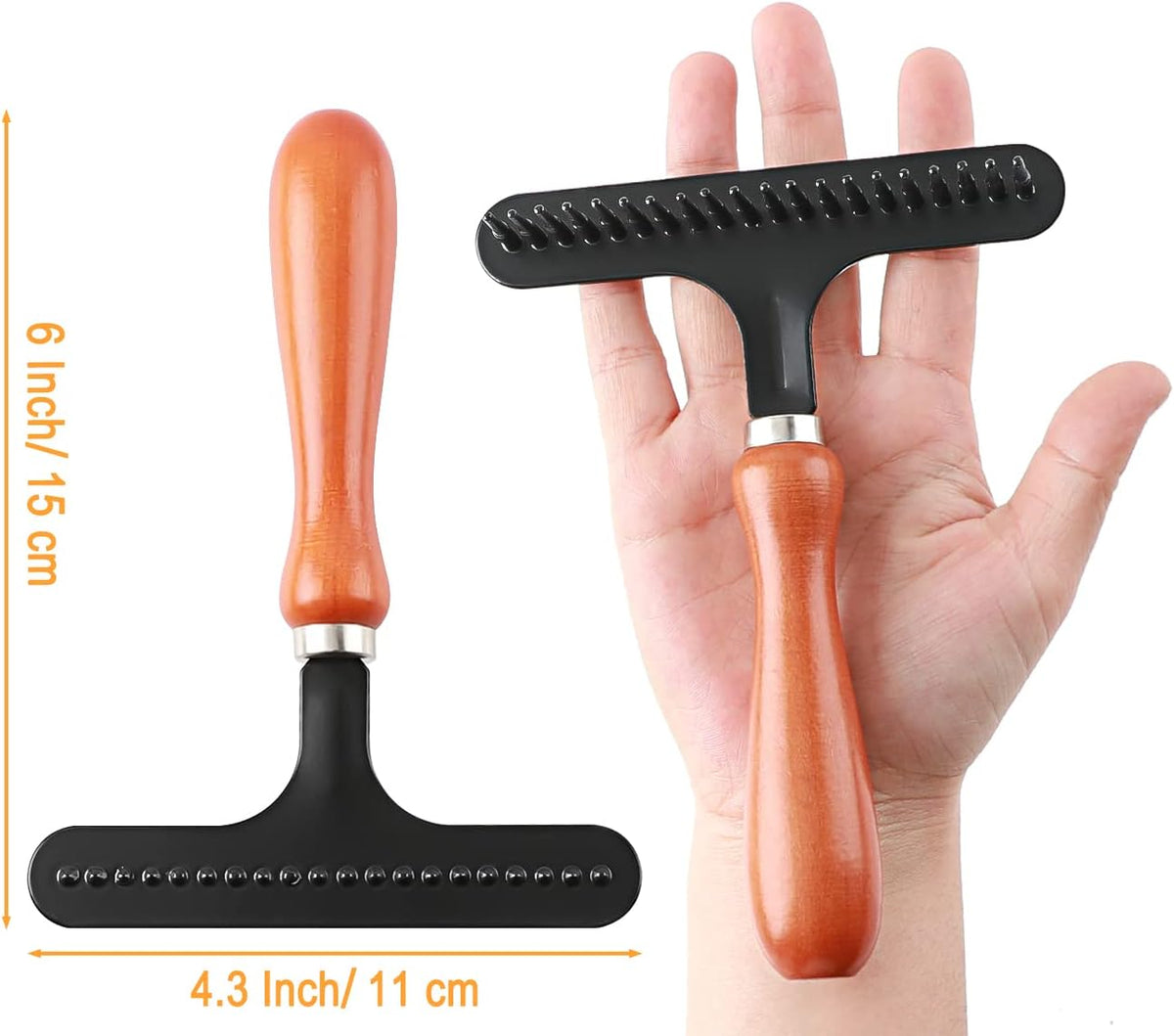 Hand Held Carpet Rake, Making Carpets Fluffy Again, Clean Hair, Let Carpet Restore Softness (Iron