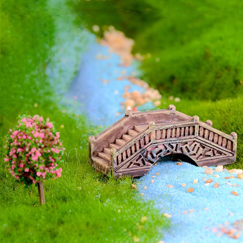 Fairy Garden Bridge 11 Pack Mini Bridge for Fairy Garden Accessories Outdoor Small Bridges