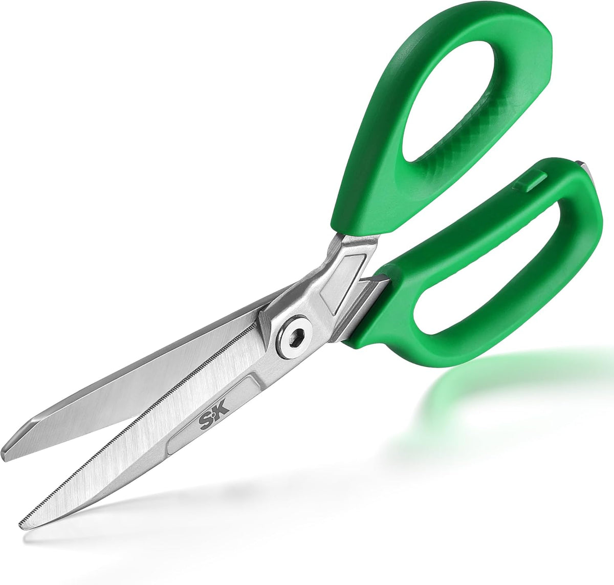 SK 9" Heavy Duty Scissors, All Purpose Shears, Premium CR-V Steel Construction, One Piece Drop