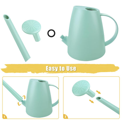 1.8L Watering Can, Small Watering Can for Indoor Plants with Long Spout