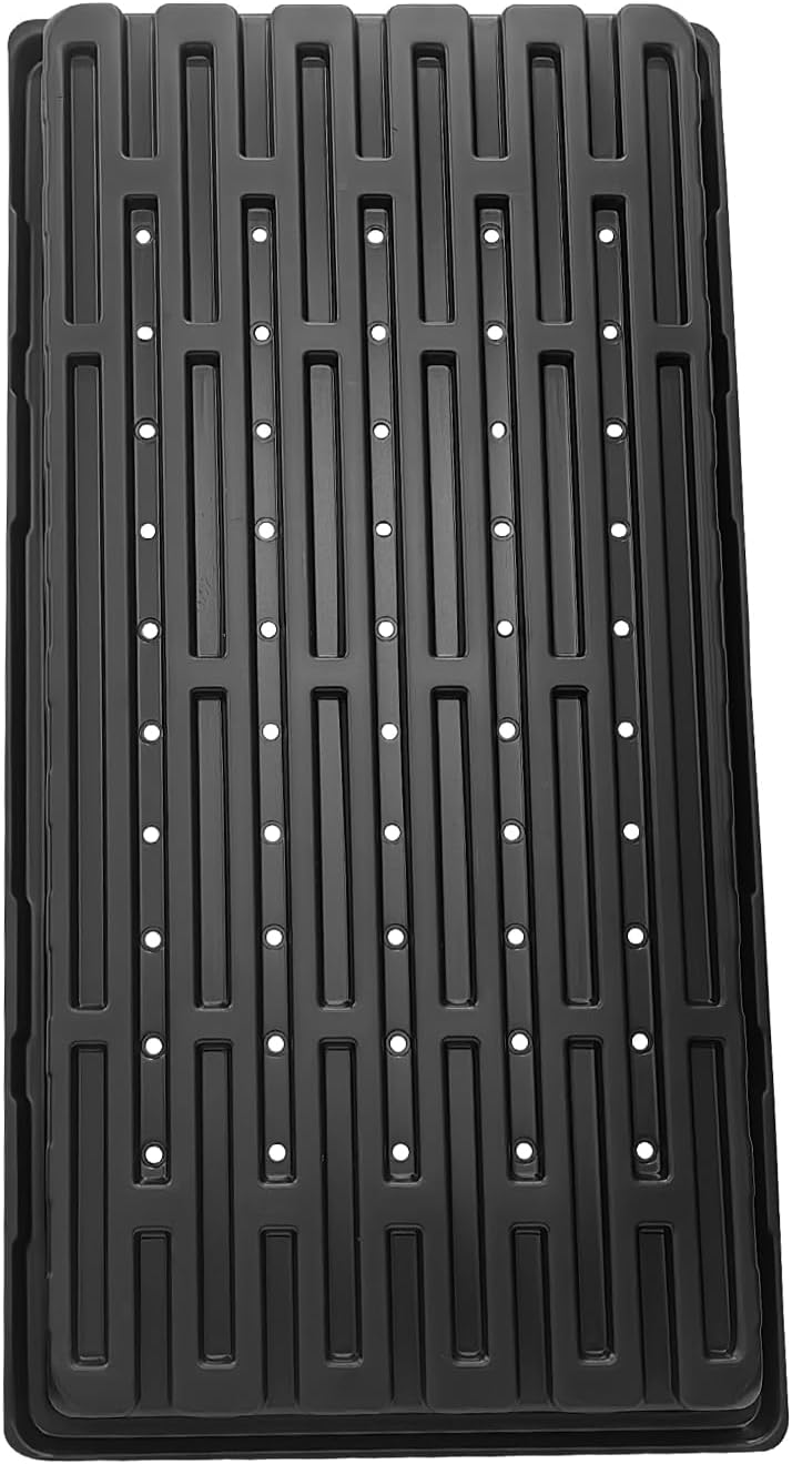 18-Pack 1020 Seedling Trays with Holes - Extra Strength Heavy Duty,10" x 20", Reusable 1020 Nursery