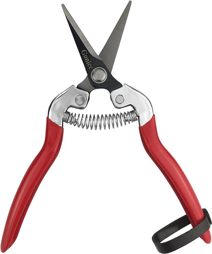 gonicc Professional Micro-Tip Pruning Snip (GPPS-1008), Small Garden Hand Pruner & shears For