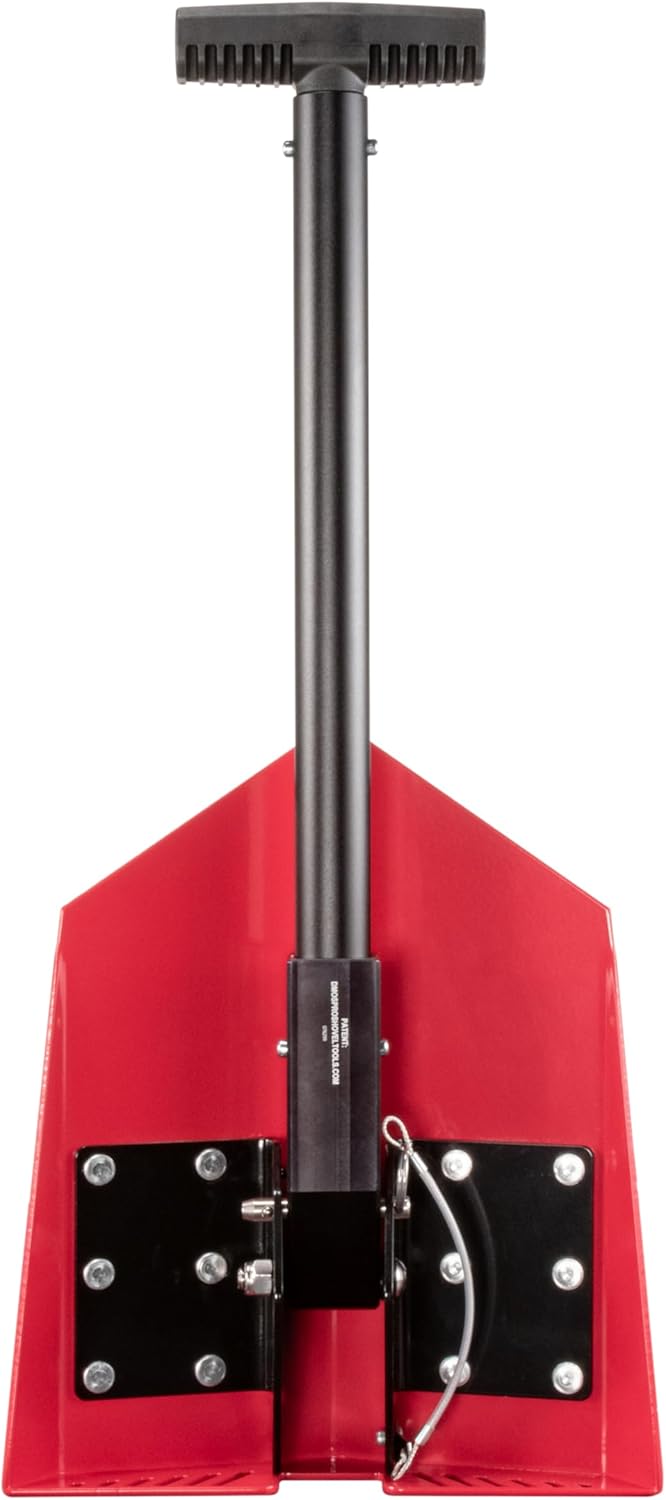 DMOS Delta Shovel - Collapsible Heavy-Duty Steel Folding Shovel for Camping, Overlanding, Survival