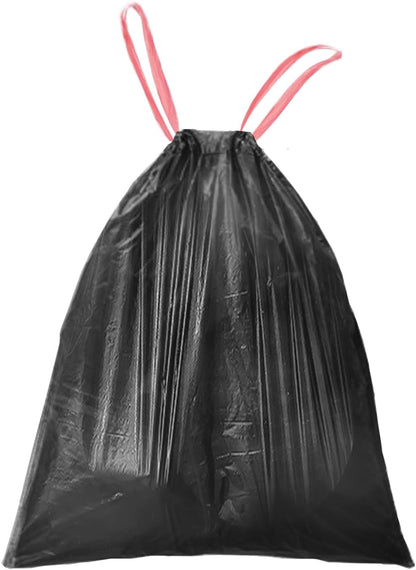 13 Gallon Trash Bags Drawstring, Pack of 20, Garbage Bags, 1.99Mil Thickness, 63x70cm, 16.8g/pcs
