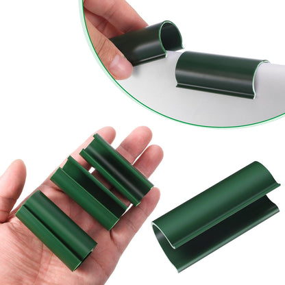Jetec 32 Pcs PVC Pipe Clips Pool Cover Clamps for Above Ground Pool Greenhouses, Row Covers