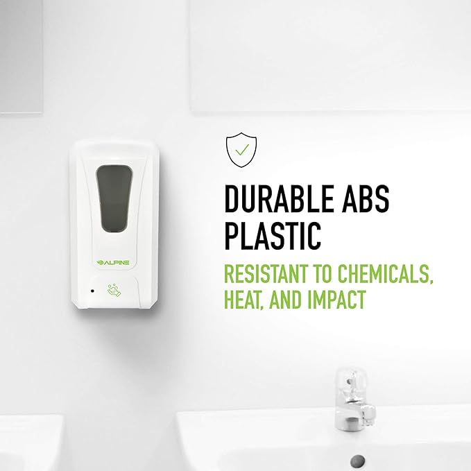 Alpine Automatic Hand Sanitizer Dispenser - Touchless Soap Dispenser for Restaurant, Hospital