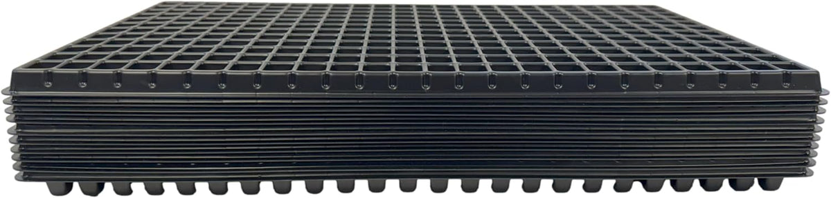 288 Cell Seedling Plastic Nursery Trays, 10 Pack, Thick Durable Germination Plug Trays, 2880 Cells