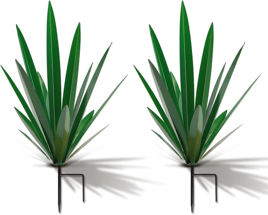 Homight Large Agave Sculpture Rustic Metal Agave Plant Outdoor Interior Decoration Outdoor Lawn