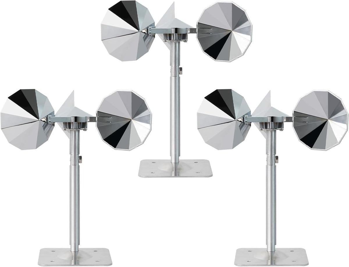 OFFO 3 PCS Bird Scare Reflective Device, Bird Reflector Keep Pigeon Woodpeckers and Sparrows Away