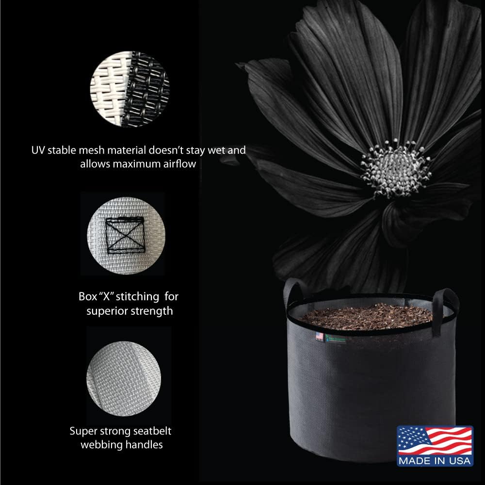 Grow Bag 7 Gallon, Planting Pots - Colorful Plant Grow Bags Pots Gardening Vegetable - Air Pruning