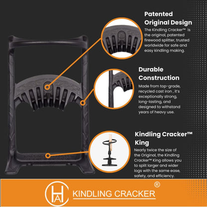 Kindling Cracker XL Kindling Cracker King Firewood Splitter - Kindling Splitter Wood Splitter Wood