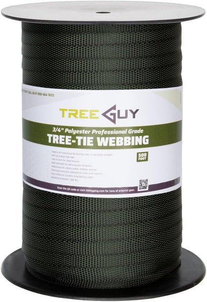 500 Ft Tree Straps for Staking, Tree Ties for Plant Support, 3/4" Inch Width Guying Material